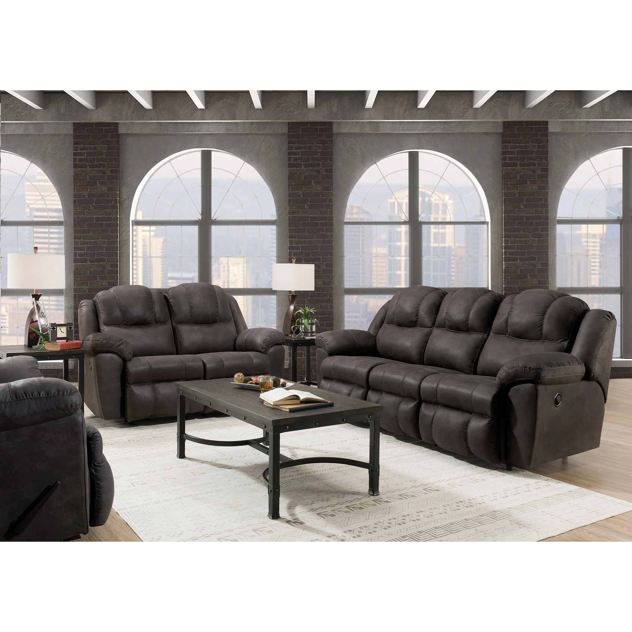 Franklin Victory Rocking Reclining Loveseat with Pillow Arms Find